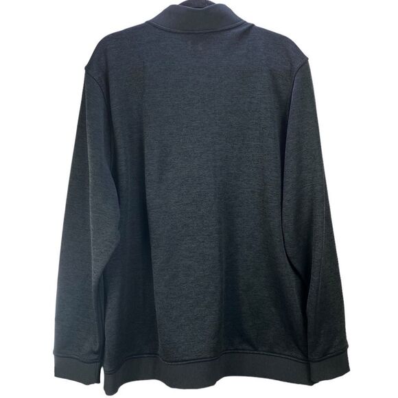 Under Armour Mens Sz XXL Carbon Heather Grey ColdGear Fleece ¼ Zip Storm Sweater - Picture 4 of 5